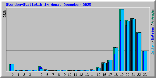 Stunden-Statistik im Monat December 2025